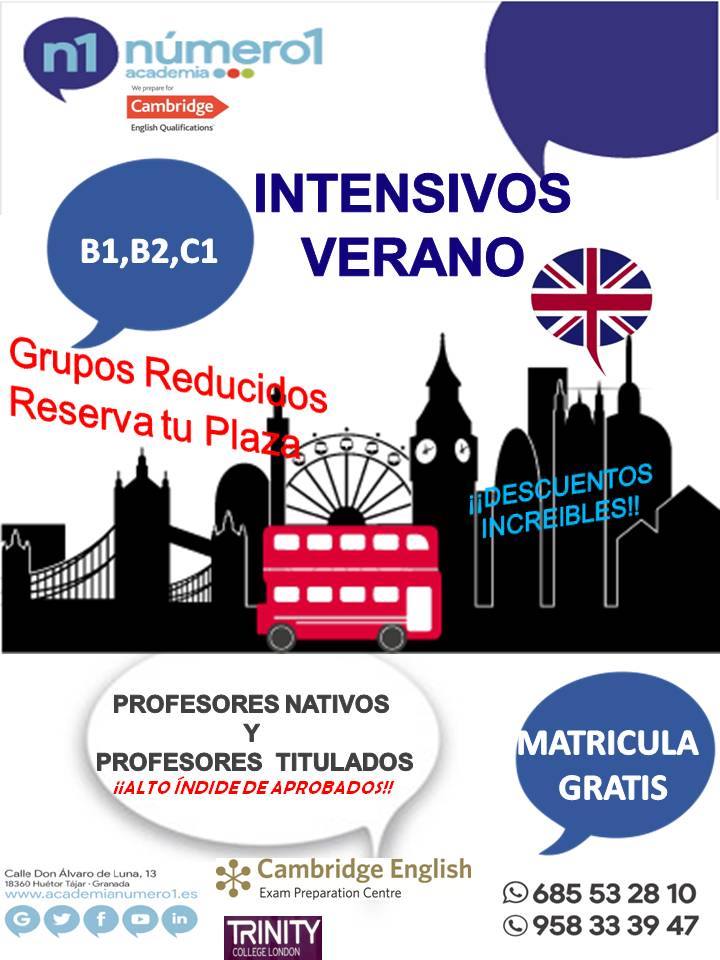 INTENSIVOS DE VERANO 2018